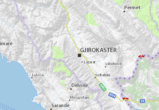 Mappe-Piantine Gjirokastër