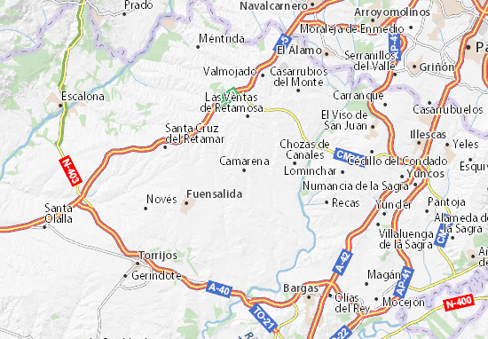 Karte Stadtplan Camarena