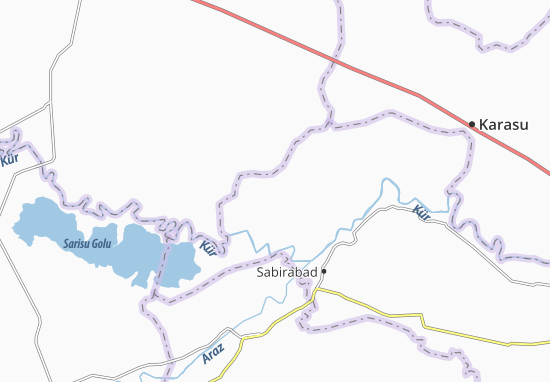Karte Stadtplan Zangana