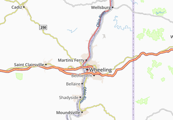 Martins Ferry Map