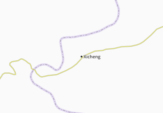 Kaart Plattegrond Xicheng