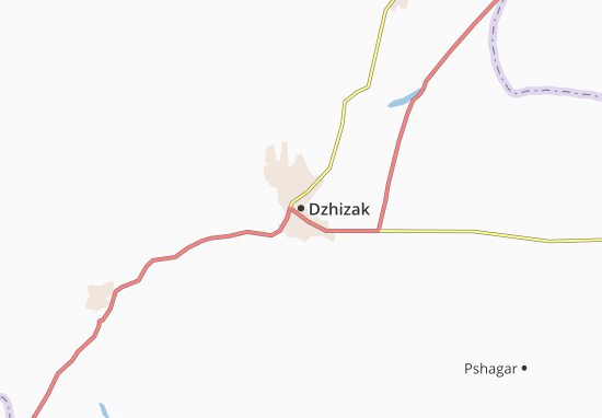 Kaart Plattegrond Dzhizak