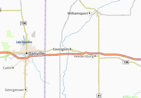 Mapa Covington