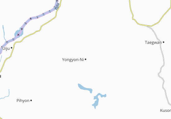 Karte Stadtplan Yongyon-Ni