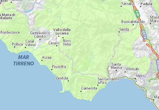 Montano Antilia Map