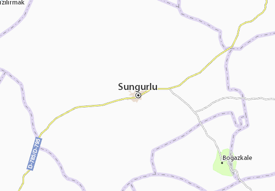 Kaart Plattegrond Sungurlu