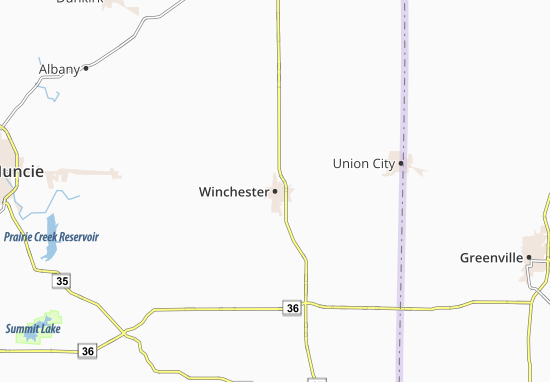 Karte Stadtplan Winchester