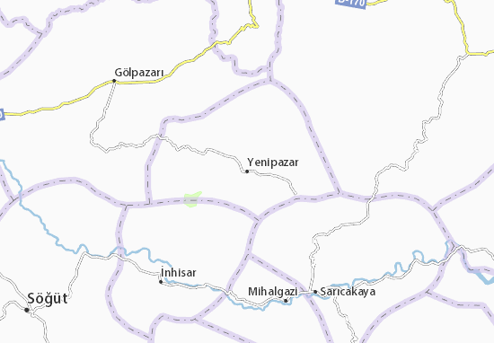 Mapa Yenipazar