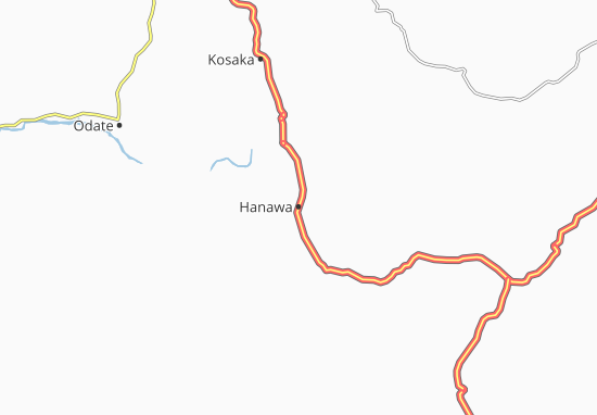 Mapa Hanawa