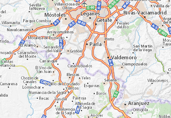 Torrejón de Velasco Map