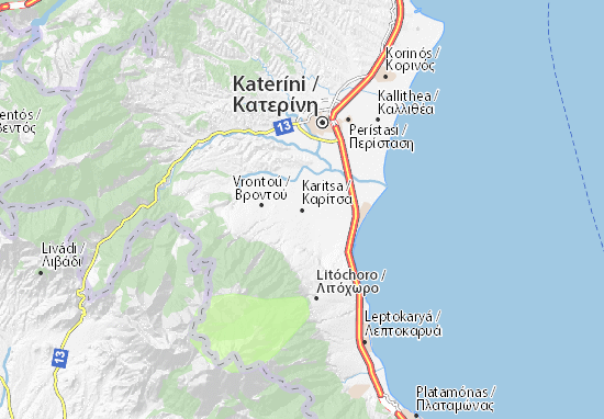 Karte Stadtplan Karitsa