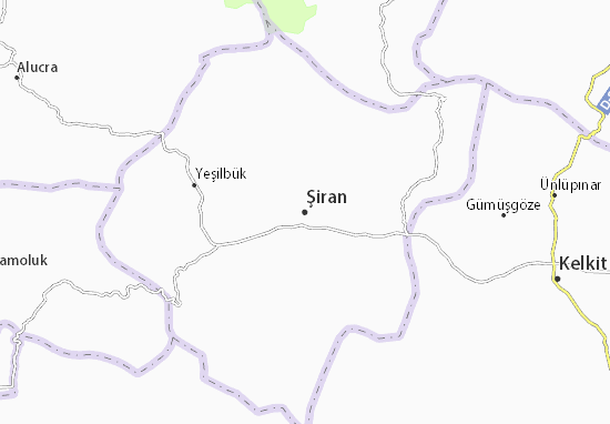 Karte Stadtplan Şiran