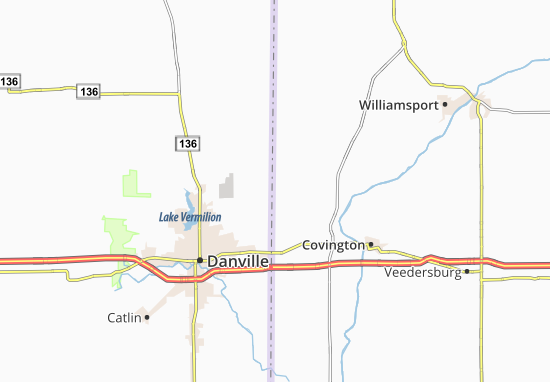Kaart Plattegrond State Line City