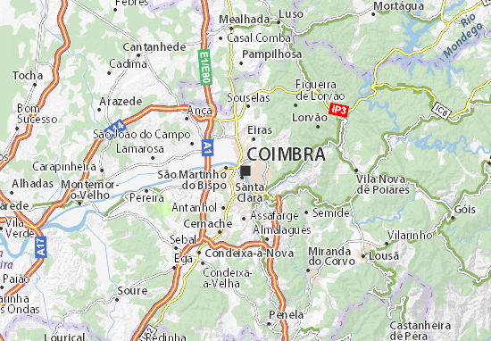 Carte-Plan Coimbra