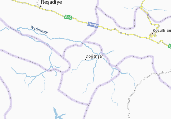 Kaart Plattegrond Doğanşar
