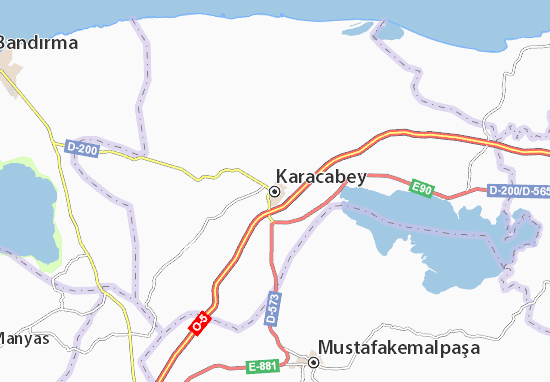 Mapa Karacabey