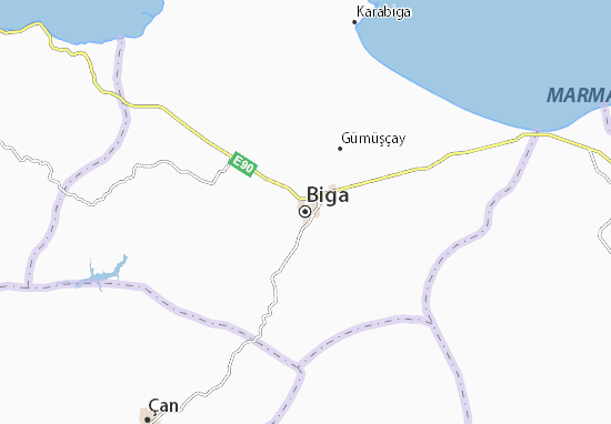 Karte Stadtplan Biga