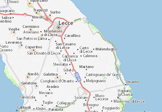 Karte Stadtplan Calimera