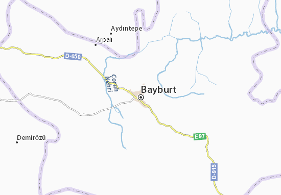 Karte Stadtplan Bayburt