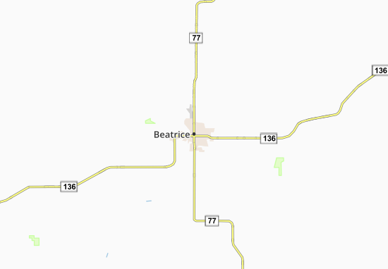 Kaart Plattegrond Beatrice