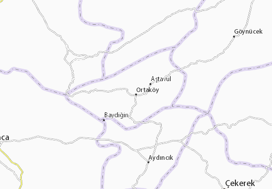Kaart Plattegrond Ortaköy