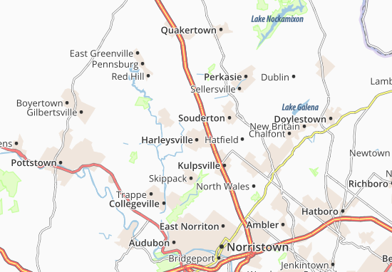 Mapas-Planos Harleysville