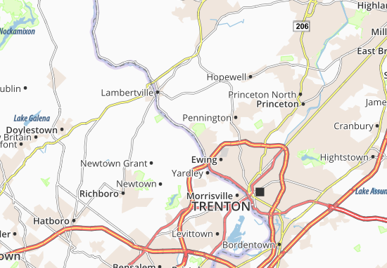 Mapa Titusville
