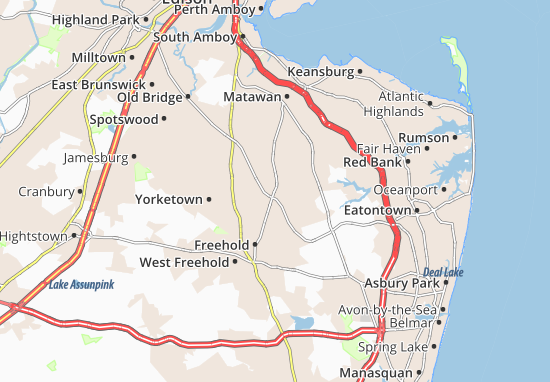 Karte Stadtplan Marlboro