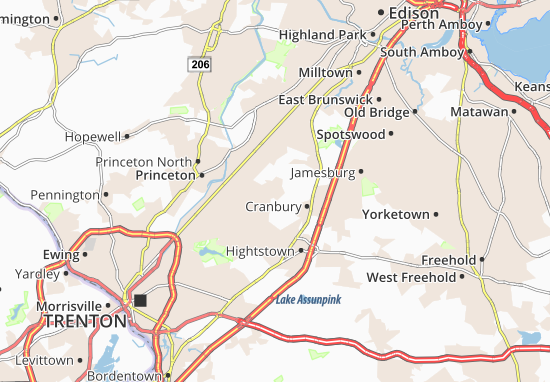 Carte-Plan Princeton Meadows