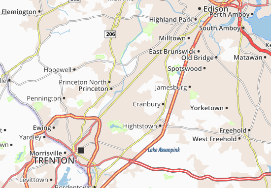 Plainsboro Map