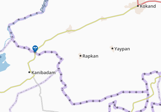 Karte Stadtplan Rapkan