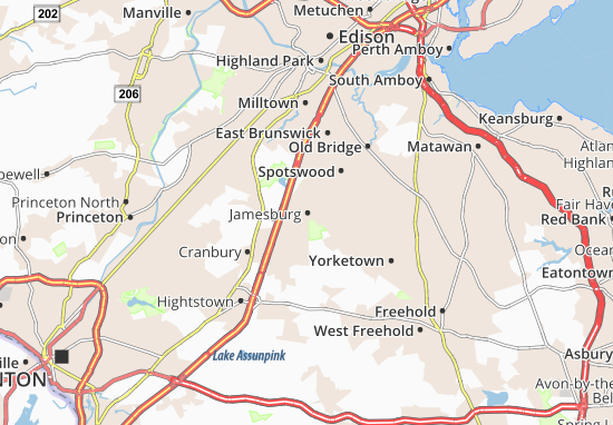 Jamesburg Map