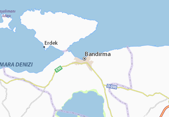 Mapa Bandırma
