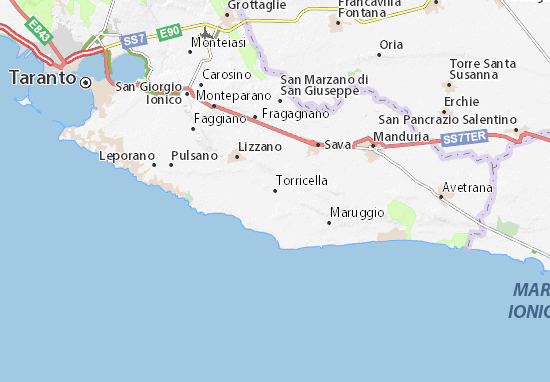 Karte Stadtplan Torricella