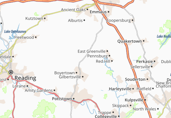 Karte Stadtplan Schultzville