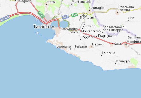 Leporano Map