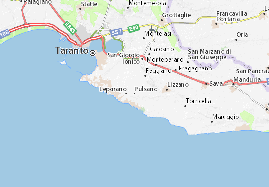Pulsano Map