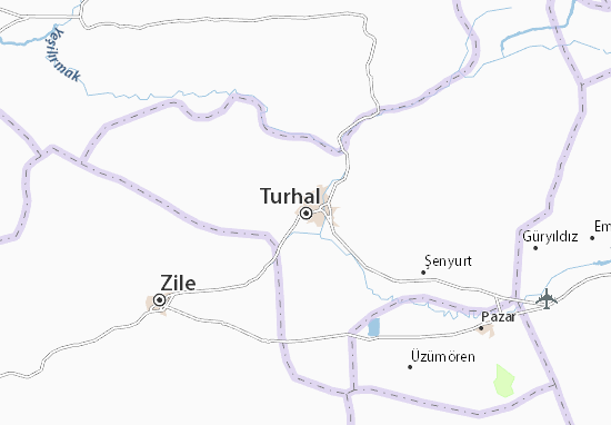 Turhal Map