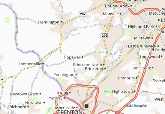 Mapa Hopewell