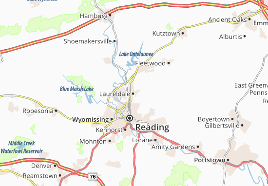 Mapa Laureldale