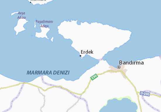 Erdek Map