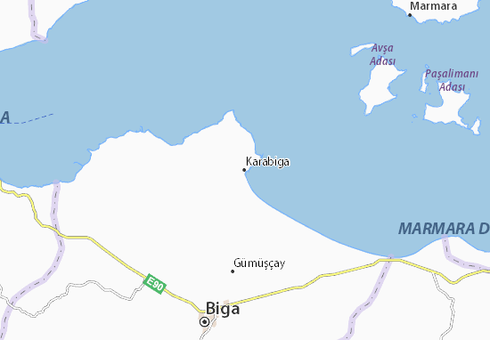 Karabiga Map