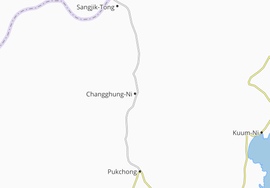 Kaart Plattegrond Changghung-Ni