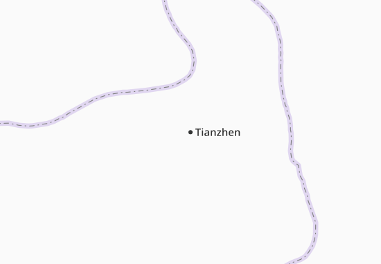 Karte Stadtplan Tianzhen