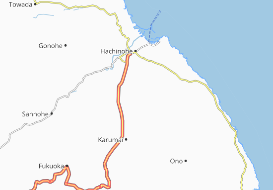Kaart Plattegrond Shimamori