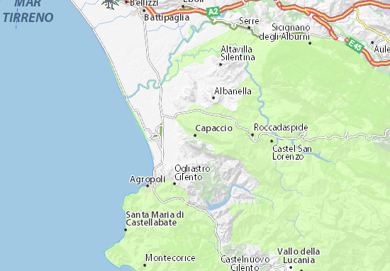 Capaccio Map