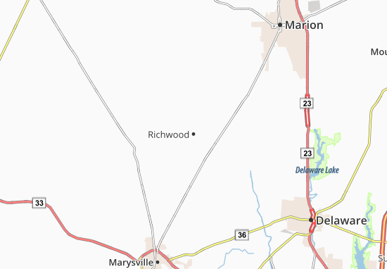Kaart Plattegrond Richwood
