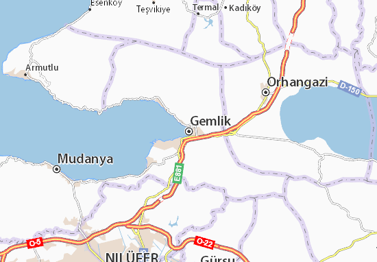 Gemlik Map