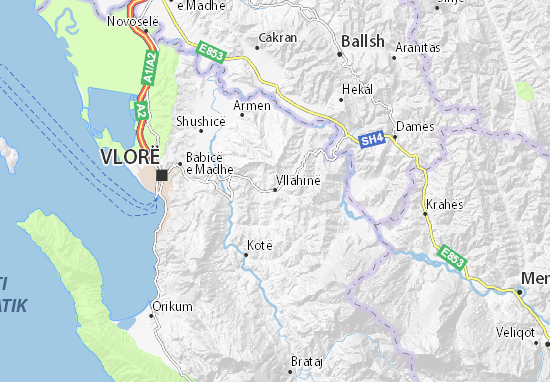 Vllahinë Map
