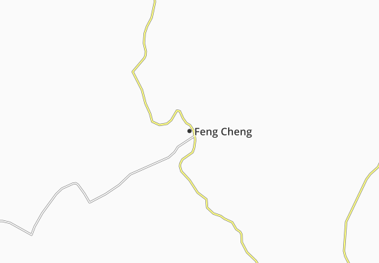 Karte Stadtplan Feng Cheng